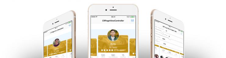 CRPageViewController - Open source library for iOS logo