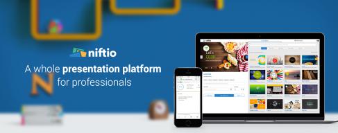 Niftio | A new presentation software that truly connects the presenter with his audience logo