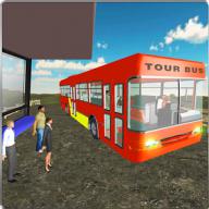 Tourist Bus Offroad Driving 3D logo