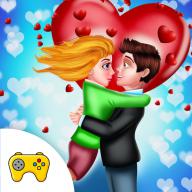 Princess Be My Valentine Game logo