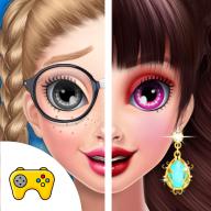 Ugly To Pretty Fashion Girl Makeup Dressup logo